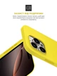 Силиконовый чехол для Apple iPhone 16 Pro, ICON2 Case, Желтый, противоударный, панель, защита всего корпуса, матовая поверхность Soft Touch, выступает над дисплеем, совместим с защитными стеклами и пленками, с микрофиброй, ArmorStandart (ARM81305) - изображение 5