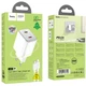 Швидка зарядка для телефону Type C / Зарядний пристрій Type-C Hoco N42 Elogiado 2C PD45W + Type-C to Lightning МЗП - зображення 5