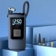 Портативний компресор - Powerbank з цифровим дисплеем, ліхтарем, вбудованим акумулятором та живленням від прикурювача Насос для автомобільних шин, м`ячів. - зображення 3