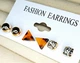 Сережки біжутерія комплект 3 одиниці цвяшки FASHION EARRINGS - зображення 6