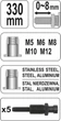 Заклепочник Різьбовий Для Гвинтових Заклепок M5, M6, M8, M10, М12 YATO (YT-3612) - зображення 4