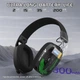 Геймерська бездротова (Bluetooth + 2,4G) гарнітура Attack Shark L90 RGB, 7.1 PC/PS4/PS5/Switch/Xbox (вага 215 гр) Black/ЧОРНІ (L90B) - изображение 4