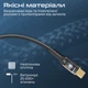 Кабель Promate Lucidline-CC200 USB-C to USB-C 100W Power Delivery 2 м Black (lucidline-cc200.black) - изображение 5