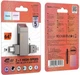 USB Флеш накопитель Hoco UD15 Clever USB3.2 TypeC flash drive (USB-A/TypeC) 64GB Metal Grey (38611) - изображение 2