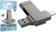 USB Флеш накопитель Hoco UD15 Clever USB3.2 TypeC flash drive (USB-A/TypeC) 32GB Metal Grey (38610) - изображение 1