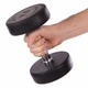 Гантель цельная профессиональная с полиуретановым покрытием TECHNOGYM (LN-1254-7_5) 1шт 7,5кг Черный-серый - изображение 4