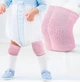 Набор (3 шт) наколенников детских для ползания малышей Children Knee (XS,S) с протектором для мальчика и девочки (черный, голубой, розовый) - изображение 7