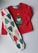 Пижама Primark Кошка новогодняя 110 см красная - изображение 2