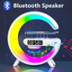 Настільна LED лампа-нічник VHG G63 з бездротовою зарядкою 10W та Bluetooth колонкою White. - изображение 8