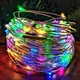Светодиодная гирлянда нить Роса 50м, от USB, 500 LED, 8 режимов, IP44, Мультиколор - изображение 9