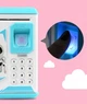 Детская интерактивная копилка - сейф з кодовым замком и отпечатком пальца Robot Bodyguard Голубой - изображение 5