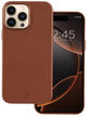 Панель alkaya LUCID MagSafe Protective Case Smart Leather для Apple iPhone 16 Pro Brown (CS-20180) - зображення 1