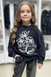 Свитшот Escabel Kids 116 см Черный (2125000857084) - изображение 1