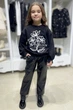 Свитшот Escabel Kids 116 см Черный (2125000857084) - изображение 4
