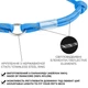 Шнурок для адресника WAUDOG Smart ID М 42-76 см черный (60391) - изображение 3