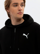 Толстовка на флісі на блискавці чоловіча Puma Hoodie 586702 51 XL Чорна (4063697312425) - зображення 2