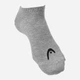 Набор мужских носков коротких хлопковых HEAD All Sports Training Sneaker 3P 701229018-004 43-46 3 пары Серый/Белый/Черный (8720245771078) - изображение 4
