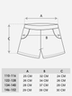 Дитячі трикотажні шорти для дівчинки Yoclub USK-0022U-6500 122-128 см Сірі (5904921687485) - зображення 5