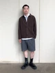 Шорты хлопковые короткие мужские Uniqlo 334881849 2XL Серые (1159816580) - изображение 8