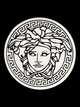 Наклейка на Авто / Мото / Витрину на Стекло Кузов " Версаче логотип - Versace logo - ТИП5 " белый цвет - изображение 3