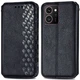 Чехол Deexe Rhombus Wallet для HMD Skyline - Black - изображение 1