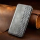 Чохол Deexe Rhombus Wallet для Motorola Edge 50 Neo / Edge 60 Neo - Grey - зображення 6
