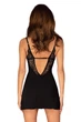 Комплект: пеньюар і трусики Obsessive 44/46(M/L) Чорний (100991) - зображення 2