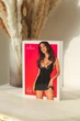 Комплект: пеньюар і трусики Obsessive 44/46(M/L) Чорний (100991) - зображення 5