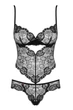 Боді Obsessive 46/48(L/XL) Чорний (101579) - зображення 2