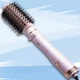 Фен-щетка электрическая расческа выпрямитель стайлер 800W для укладки волос, ART 4V94 Pink - изображение 1