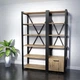 Стелаж-етажерка MebliRoMax Loft 600 1Д Дуб Тахо/ Чорний (000088448) - зображення 4