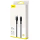 Кабель Baseus Cafule Cable Type-C to iP PD 18W 1m Gray+Black (CATLKLF-G1) - изображение 7
