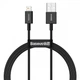 Кабель Baseus Superior Series USB to iP 2.4A 1m Black (CALYS-A01) - изображение 1