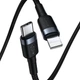 Кабель Baseus Cafule Cable Type-C to iP PD 18W 1m Gray+Black (CATLKLF-G1) - изображение 6