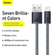 USB кабель для iPhone з роз'ємом Lightning BASEUS Dynamic Series Fast Charging Data Cable (2m, 2,4A). Black - зображення 7