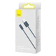 USB кабель для iPhone з роз'ємом Lightning BASEUS Dynamic Series Fast Charging Data Cable (2m, 2,4A). Black - зображення 9