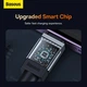 Кабель USB-A на Lightning з підсвічуванням Baseus CoolPlay Series Fast Charging (1m, 2.4A, 480 Mbps). Orange - зображення 8