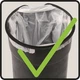 Відро косметичне Wenko 3 л Black 2740 б/в - зображення 2