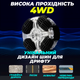 Машинка на радіокеруванні дрифт велика для вулиці з музикою та димом повнопривідна для дітей двостороння розворот 360 трюковий перевертень пульті управління всюдихід чорна розмір 27 х 18 х 9 см (10115) - зображення 6