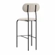 Барный стул 4Corners Stool 5 Bar Node 3 серо-бежевый букле - изображение 3