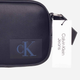 Сумка крос-боді через плече жіноча зі штучної шкіри Calvin Klein Jeans Sculpted Camera Bag18 Twill Bag Чорна (8719856987992) - зображення 12