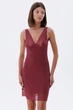 Сорочка Leinle 50(2XL) Бордовий (106704) - зображення 1