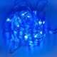Светодиодная гирлянда нить "Роса Люкс" 10м с пультом, от USB и сети 220V, 100 LED, 8 режимов, IP65, Синий - изображение 7