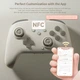 Ігровий геймпад джойстик BIGBIG WON CHOCO Bluetooth контролер для ігор PC Switch IOS Android з NFC Сірий - зображення 9
