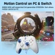 Бездротовий ігровий геймпад BIGBIG WON Rainbow 2 Se джойстик Bluetooth контролер PC Switch IOS Android Білий з синім - зображення 9