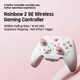 Бездротовий ігровий геймпад BIGBIG WON Rainbow 2 Se джойстик Bluetooth контролер PC Switch IOS Android Білий з рожевим - зображення 3