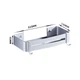 Полка для ванной из алюминия Miken AF-02 (Al-Rectangular) 32cm Серебристая - изображение 4