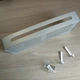 Полка для ванной из алюминия Miken AF-02 (Al-Rectangular) 32cm Серебристая - изображение 7