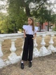 Брюки кюлоты школьные подростковые для девочки IRmAS 1019 140 черные - изображение 2