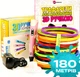 3D-ручка с Эко Пластиком (189м) с Трафаретами и LCD экраном RXstyle Розовая - изображение 1